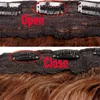 24 pouces Clip dans les Extensions de Cheveux Synthétiques Trame 120g 40 Couleurs Simulation Bundles de Cheveux Humains MR-5S-02