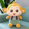 Söt Suspender Monkey Plush Toy Stor Strap Monkeys Doll Grab Machine Dolls Girl Födelsedaggåva