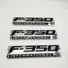 Ford F-350 Internationale autosticker Diesel 6.0 7.3 6.7 6.2 Chrome Fender Emblems