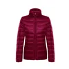 Winter Frauen Stehkragen 90% Weiße Ente Daunenjacke Weibliche Ultraleichte Damen Daunenmantel Frauen Langarm Parkas Candy Farbe 210416