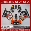 Kit de carrosserie pour HONDA 400CC CBR400 RR NC23 CBR 400 RR CC NC29 88-99 Carrosserie 65No.15 Repsol noir CBR400RR 88 89 90 91 92 93 CBR 400RR 1988 1989 1990 1991 1992 1993 Carénage OEM