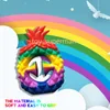 Rainbow Snap Fidget Toys Greif Sensorischer Popper Silikon Anti Stress Handgriffspielzeug Ball Snappers Fidgets Squeezy Dekompressionsring Push Bubble