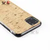 Schokbestendige telefooncases Waterdicht voor iPhone 6 7 8 Plus 11 12 PRO X XS XR Max Natural Cork TPU antislip 2021 Mode achterkant Shell