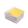 9 * 9 cm Art Craft Design Carta Doratura Imitazione Nastro d'oro Foglio di rame Carte FAI DA TE Decorazione Foglia Foglie 100 fogli / set