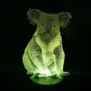 Koala Led Night Light Bedroom 3D Acrylic Nightlight Decor Desk Lamp Dropshipping Memorial Presenter