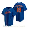 NewYorkMetsBaseball Jerseys 18 Darryl Strawberry Jersey 20 Pete Alonso 48 Jacob deGrom Hommes Femmes Jeunesse taille -XXXXL