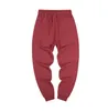 Mens joggers byxor höst män krok sportkläder dragsko casual tracksuit sweatpants byxor svart vit brev designer jogger byxor