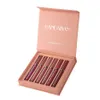 Longue durée imperméable HANDAIYAN Matte Lip Gloss Set Cosmétiques Doux Soie Riche Couleur Hydratant Liquide Rouges À Lèvres Maquillage Pour Femmes Beauté Facile À Porter DHL Gratuit