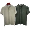 Lapel 2022 Men's Shirt T-Shirts T-shirt Embroidered Cotton Linen Half Sleeve Solid Color Thin Short Summer Clothes