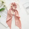 Scrunchies Dot Floral Parted Long Streamer Лента Головные уборы Turban Gair Ties Chossetail Ties Head Wrap Мода Волос Аксессуары 6 Дизайн