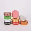 2oz 60ml 60g Multi-Colored Round Aluminum Cans Box Screw Lid Metal Tins Jars Empty Slip Slide Containers SN2628