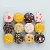 Blikken kaars pot lege tin kan donut metalen handgemaakte aroma kaars maken accessoires mini-box met deksel kleine home decor 1319 v2