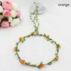 Headpieces Bohemian Style Wreath Flower Crown Wedding Garland Forehead Hair Head Band Beach Headpieces