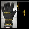 Fingerlose Handschuhe 1 Paar Skihandschuhe für Erwachsene, Winter-Fleece-Innenfutter, warm, für Herren und Damen, winddicht, PU-Leder, rutschfeste Handfläche, wasserdicht