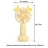 Rechargeable Mini Fan Hand Held Party Favor 1200mAh USB Office Outdoor Household Desktop Pocket Portable Travel party favor LLA7157