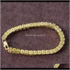 Tennis Europe And America Mens 6Mm A Crystal Diamond Hiphop Bracelet Promotion Y3W4N Awprc