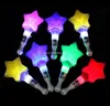 Décoration de fête 100pcs KTV Club Fournitures Accessoires Pentagramme LED Stick Light Star Cheering Glow Concert De Mariage Bâtons De Fête En Gros