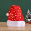 Criativo Ano Novo Natal Chapéus Decorações De Presente Dos Desenhos Animados Veludo Adulto Festa de Natal Não tecido Chapéu