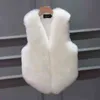 Kürk Yelek kadın Kısa Sonbahar ve Kış Kore Slim Korece Versiyonu Imitation Kürk Yelek Moda Peluş Ceket 211110