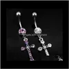 Navel & Bell Button Drop Delivery 2021 D0383 ( 1 Color )Mix Colors Styl Belly Ring Ly Style Rings Body Piercing Jewelry Dangle Accessories Fa