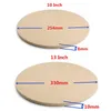 10 & 13 inch Pizza Stone for Cooking Baking Grilling -13 Inch Extra Thick - Pizza Tools for Oven and BBQ Grill Bakeware Kitchen