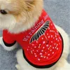 It Is Raining Love Sublimation Blanks Dog Apparel Dogs Clothe Paw Print Plain T-Shirt Cotton Ventilation Vests Chihuahua Bulld 4916 Q2