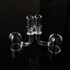 Bangs en verre chaud 25mm OD Pipe en verre 14mm 18mm Femme Mâle Joint Quartz Banger Nail 90 Degrés Terp Perles Pour Bong À Eau QN01-04