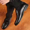 Wenzhou Hommes Chaussures Extra Large Taille Hommes D'affaires Casual Chaussures En Cuir Chaussures Formelles D'âge Moyen Et Âgés Papa Spot Livraison