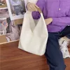 Miękkie PU skórzane damskie torby na ramię o dużej pojemności pleciony pasek na rękę torebka damska torba złożona torebka i torebki khaki totes
