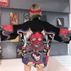 Женские топы и блузки harajuku kawaii shirt японская уличная одежда наряд кимоно кардиган женская блузка юката женская AA001 210402