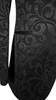 Abiti da uomo Blazer Giacca Pantaloni Gilet Bello Jacquard nero 3 pezzi Smoking dello sposo per la cerimonia nuziale Formale Abito da ballo Party Ev230u