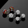 Fullly-Jewelled Body Piercing Jewelry Barbell Tongue Rings For Men and Women