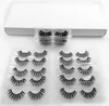 Qulaity 10 Styles de haute qualité 15mm cils entiers 3D cils de vison personnalisé marque privée Extensions de cils longs et moelleux naturels6291788