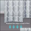 Tende da doccia Bagno Aessories Bath Home Garden Curtain Liner, Design impermeabile, Asciugatura rapida, Set per bagno, Resistente e lavabile