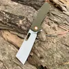 Tunafire GT955 flipper quick open Ball Bearing Folding Knife Micarta handle D2 steel blade Outdoor Camping Survival Knife Tool