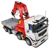 MOC-8800 Pneumatic Crane Truck Building Blocks Mould King 19002 New App Motorized Assembly Car Model Kids Christmas Gift Birthday Toys