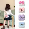 Cute Girl Borse e borsette per bambini Borsa a tracolla con fiocco Kawaii Little Girls Coin Pouch Baby Clutch Purse Gift