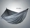 Hangmatten dubbele lichtgewicht nylon hangmat outdoor parachute hangmat thuis slaapkamer luie schommel stoel strand hammocks campe backpacking C0228