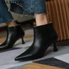 ALLBITEFO sexy high heels genuine leather ankle boote for women thin heels women boots women high heel shoes girls boots 210611