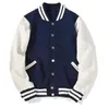 Men's Jackets High Street Winter Long Sleeves Varsity Jackets For Men Baseball Letterman Coat Plus Size 3XL 022023H