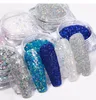 Nail Art Kits Sequin Laser Flash Poudre Poudres Lumineuses Mixte Hexagonal Japonais Ongles Patch Décoration Ensemble