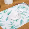 European Style Placemat PVC Table Mat Non-slip Waterproof Disposable Heat Bowl Mats Restaurant Supplies DHL Free Freight