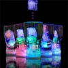 Flash Ice Cubes Water-geactiveerd LED-flitslicht in water drinken Flash-balken Bruiloft verjaardag kerstfestival decor 496