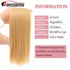 Synthetic Wigs Dansama Straight Tape In Hair Pure Color Double Sided Adhesive 22 Inch 40 Pcs/pack Skin Weft