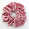 Duży rozmiar Velvet Hair Scrunchie Hairband Dla Kobiet Dziewczyny Elastyczne Gumki Opaski Pałąki Gumy Włosy Krawat Krawat Ponytail Holder 20szt