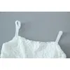 Hurtownie letnie dziewczyny party sukienka białe koronki sukienki kwiatów na wesela ubrania E17132 210610