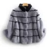 Mezclas de lana para mujer 2022 Mink Cao Li Lead Short Fund Abrigo de piel Haining Loose Coat