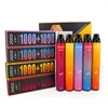 Original Poco 2 em 1 2000 Puffs Descartável Vape Pen Cigarro Eletrônico 950MAH 6ML 10 Cores E Cig Stare kit Vapor E-Cigarette Cartridge