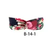 vrouwen kruis hoofdband afdrukken hoofdbanden wassen gezicht hoofd bands sport scrunchies haaraccessoires trend Frans Koreaanse stijl 39 kleuren WMQ975