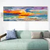 Kleurrijke abstracte landschap posters en prints canvas schilderijen muur foto's voor woonkamer moderne woondecoratie